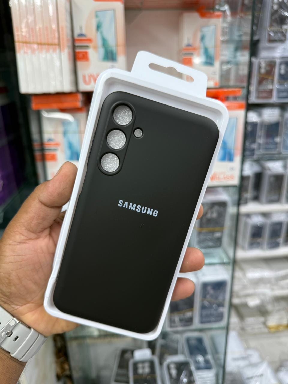 Samsung Original Premium Liquid Silicone Phone cover for Samsung A17 5G Back Cover Case & Cover Price in Bangladesh - Mobile.com.bd