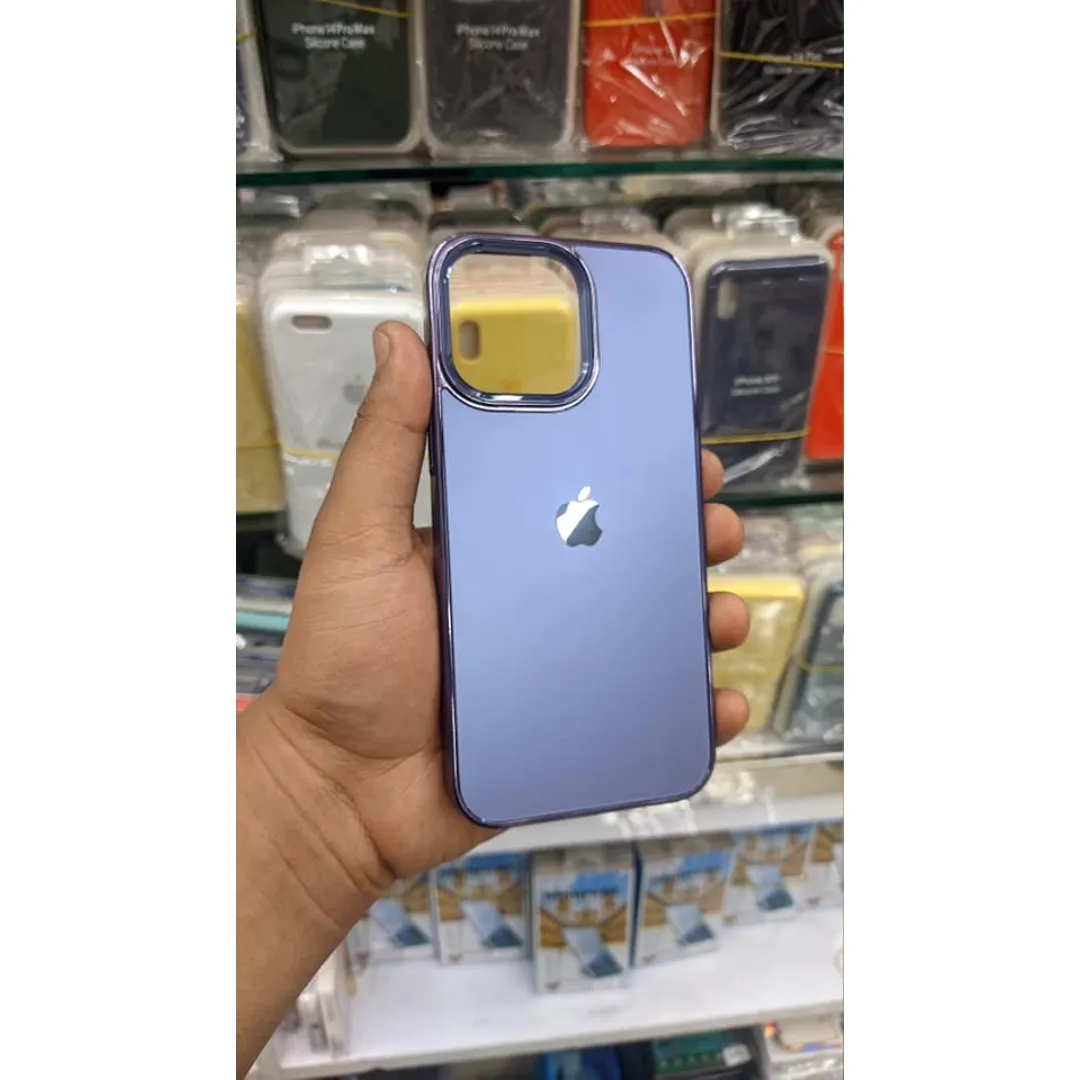 Premium Luxurious Deep Purple Color Shockproof Matte Chrome Case For Apple Iphone 14 Pro Max 6.7 Inches 2022 Phone Cases & Covers Price in Bangladesh - Mobile.com.bd