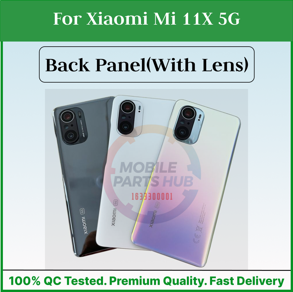 For Xiaomi Mi 11X 5G Back Panel/Backshell/ Casing +Camera Lens With Logo-All Colors Available Mobile Parts & Accessories Price in Bangladesh - Mobile.com.bd