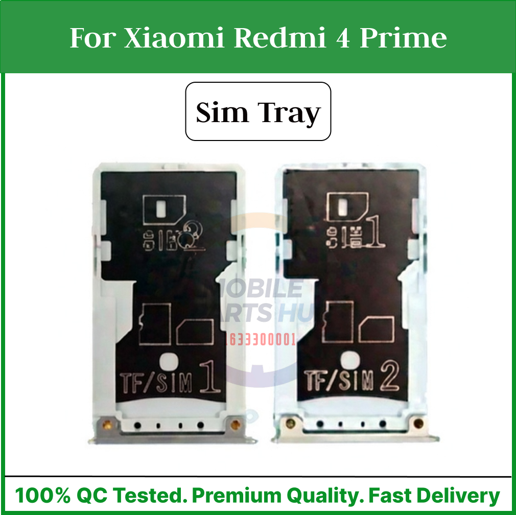 Xiaomi Redmi 4 Prime Sim Tray Micro SD Card Slot with Sim Ejector Pin Replacement Part Sim Trays & Ejector Pins Price in Bangladesh - Mobile.com.bd