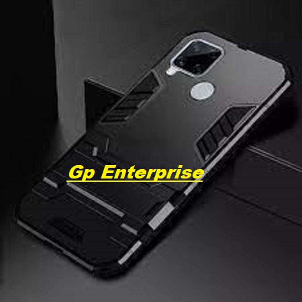 For Realme C21 Phone Case Rugged Armor Casing Shockproof Protect Cellphone Back Cover - Phone Back Cover