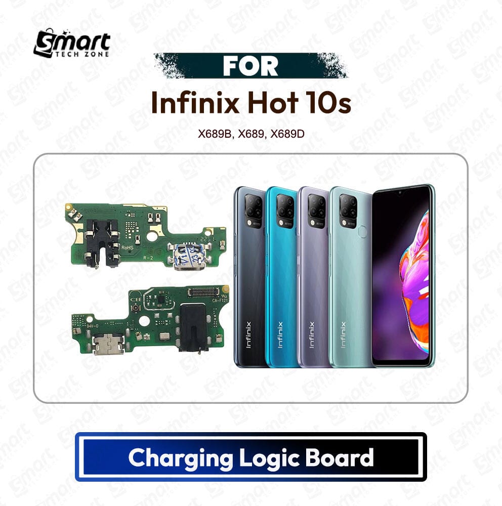 Infinix Hot 10s Charging Port PCB Sub Board USB Plug Dock Connector Logic Board Repair Spare Part (X689B, X689, X689D) Charging Logic Board Price in Bangladesh - Mobile.com.bd