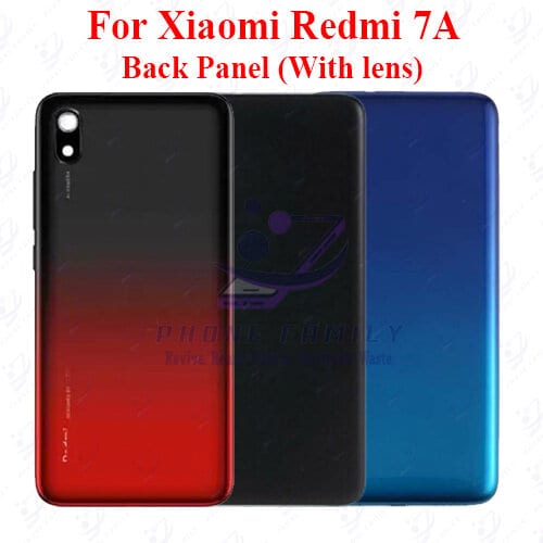 For Xiaomi Redmi 7A Back Panel/Backshell/ Casing +Camera Lens+Side Button With Logo-All Colors Available Price in Bangladesh - Mobile.com.bd