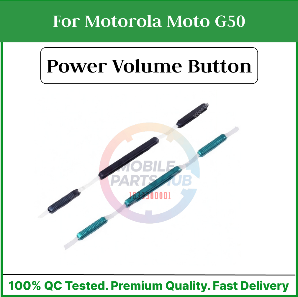 Compatible with For Motorola Moto G50 External Side Buttons Power On Off + Volume Control Button Outside Side Keys Mobile Parts & Accessories Price in Bangladesh - Mobile.com.bd