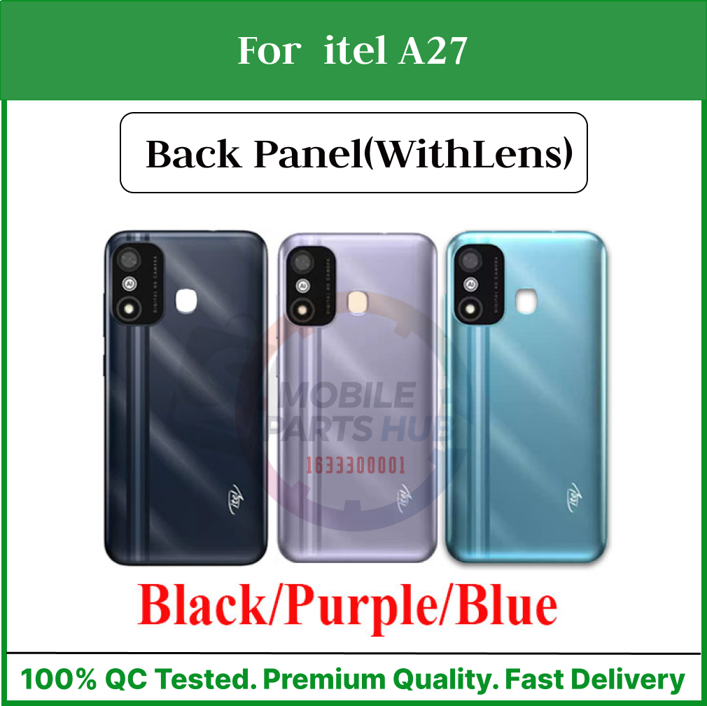 For itel A27 Back Panel/Backshell/ Casing + With Camera Lens  With Logo-All Colors Available Mobile Parts & Accessories Price in Bangladesh - Mobile.com.bd