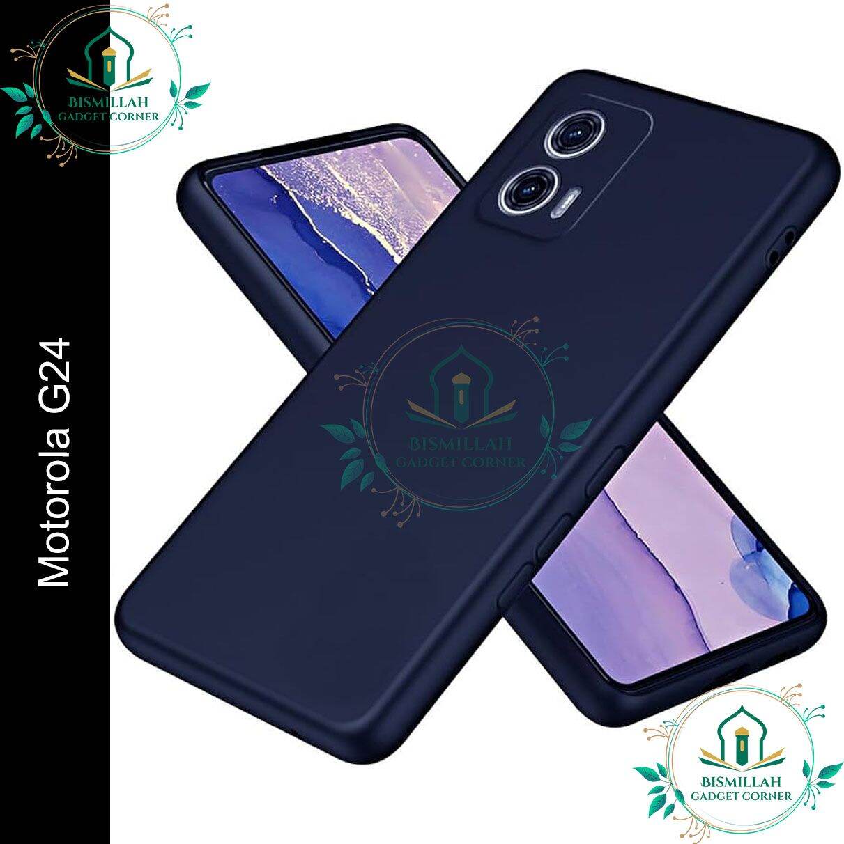 Motorola Premium Liquid Silicone Phone case for Motorola Moto G24 Liquid Silicon Mobile Back Case Soft Silicone Phone Cover Case & Cover Price in Bangladesh - Mobile.com.bd