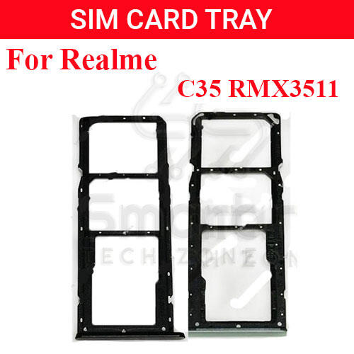 Realme C35 Sim Tray Micro SD Card Slot with Sim Ejector Pin Replacement Part - Price in Bangladesh