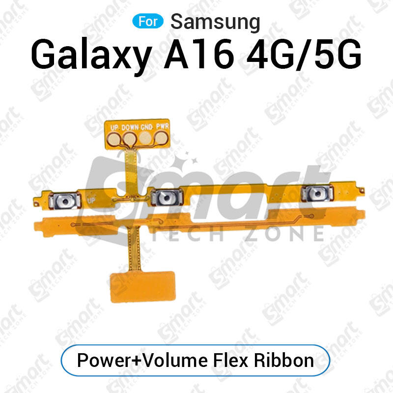 Samsung Galaxy A16 4G 5G Power on / off Switch Button Side Volume Up Down Buttons Flex Cable Replacement Parts Flex Cables Price in Bangladesh - Mobile.com.bd