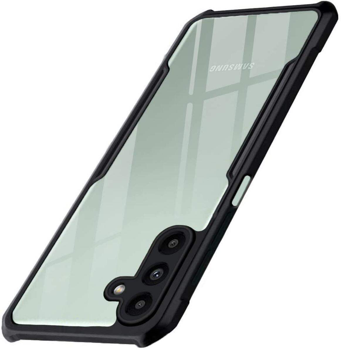 For Samsung Galaxy A13 5G / Samsung Galaxy A04S Edge-Reinforced Shockproof Cushion Back Clear Hybrid Transparent Hard Cover Casing