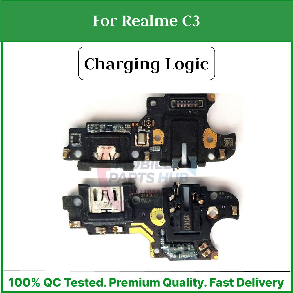 Charging Logic Board For Realme C3 Charging Port USB Plug PCB Dock Connector Spare parts Mobile Parts & Accessories Price in Bangladesh - Mobile.com.bd