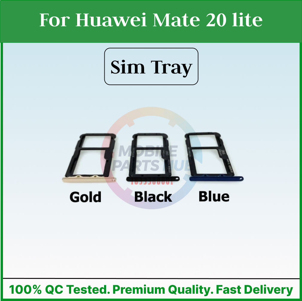 Huawei Mate 20 lite Sim Tray Micro SD Card Slot with Sim Ejector Pin Replacement Part Sim Trays & Ejector Pins Price in Bangladesh - Mobile.com.bd