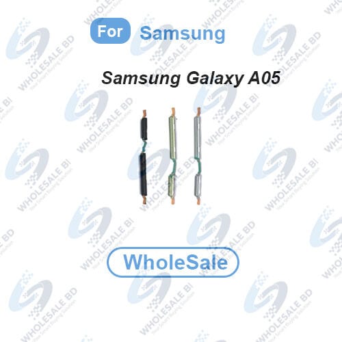 Compatible with Samsung Galaxy A05 (SM-A055F, SM-A055F/DS, SM-A055M, SM-A055M/DS) External Side Buttons Power On Off + Volume Control Button Outside Side Keys ( WholeSale) - Price in Bangladesh