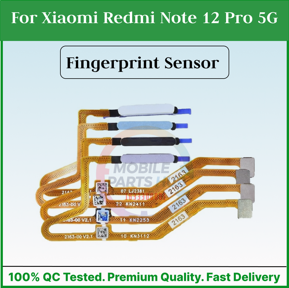 For Xiaomi Redmi Note 12 Pro 5G Fingerprint Sensor with Flex Cable Mobile Parts & Accessories Price in Bangladesh - Mobile.com.bd