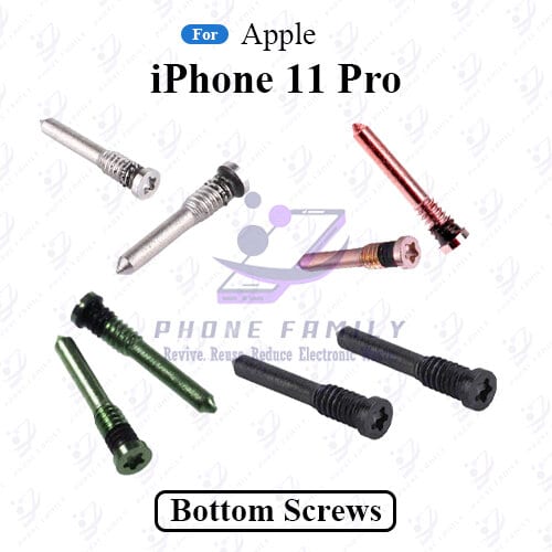 For Apple iPhone 11 Pro New Bottom Screw Pentalobe Dock Connector Screw Replacemnt Parts Charging Logic Board Price in Bangladesh - Mobile.com.bd