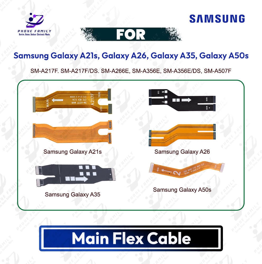 Samsung Galaxy A21s, Galaxy A26, Galaxy A35, Galaxy A50s Main Board Motherboard Connector Flex Cable PCB Board Repair Spare Part Replacement - Price in Bangladesh