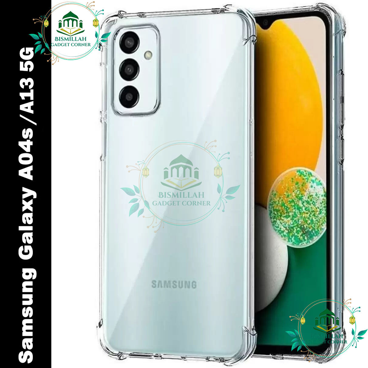 Transparent back cover For Samsung Galaxy A04s / Samsung Galaxy A13 5G Luxury transparent Protect Back Cover Soft Case