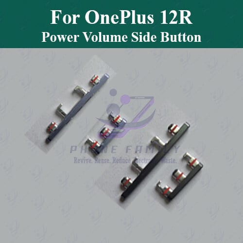 Compatible with OnePlus 12R External Side Buttons Power On Off + Volume Control Button Outside Side Keys Power Volume Flex Price in Bangladesh - Mobile.com.bd