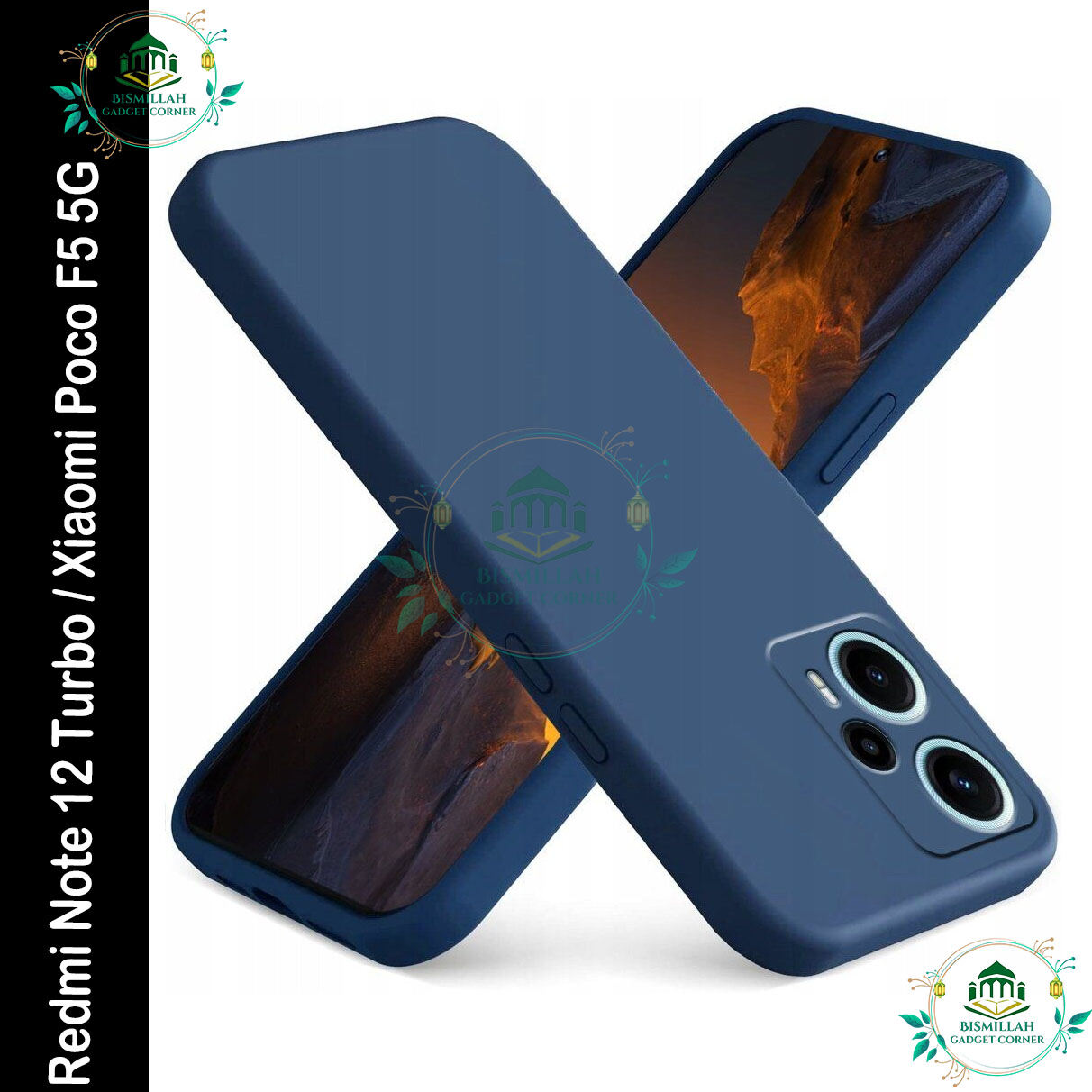 Premium Liquid Silicone Phone case for Xiaomi Redmi Note 12 Turbo / Xiaomi Poco F5 5G Liquid Silicon Mobile Back Case Soft Silicone Phone Cover - Price in Bangladesh