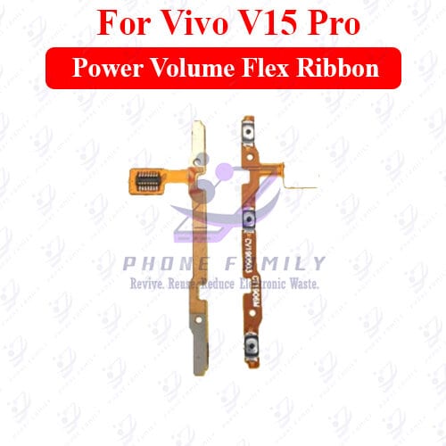 For Vivo V15 Pro Power Volume Side Key Button Flex Ribbon Replacement Repair - Price in Bangladesh
