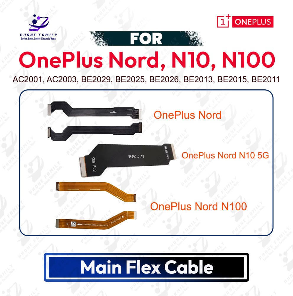 OnePlus Nord, N10 5G, N100 Main Board Motherboard Connector Flex Cable Flex Cable Ribbon Price in Bangladesh - Mobile.com.bd
