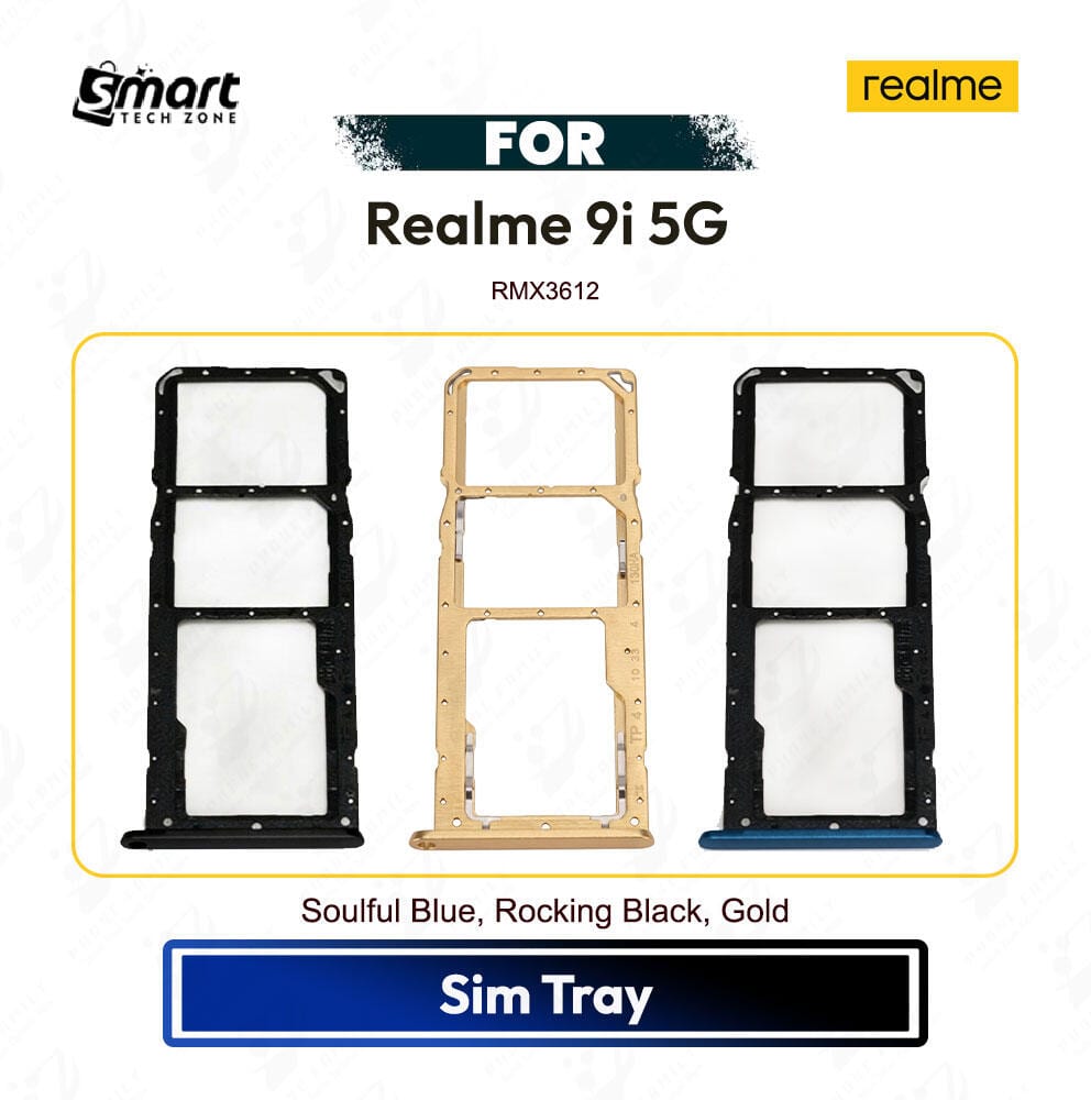 Realme 9i 5G Sim Tray Micro SD Card Slot Replacement Part | RMX3612 - Price in Bangladesh