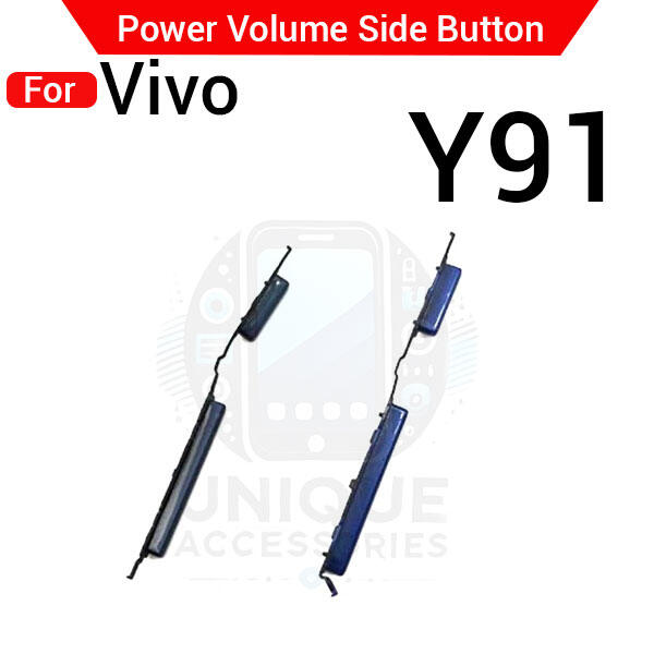Vivo Compatible with Vivo Y91 External Side Buttons Power On Off + Volume Control Button Outside Side Keys Buttons & Key Parts Price in Bangladesh - Mobile.com.bd
