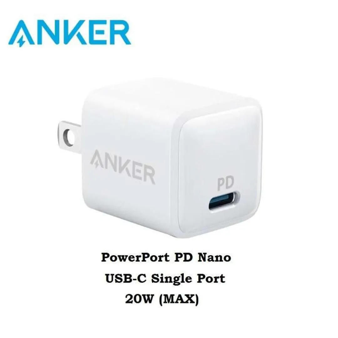 Anker 20W PD IQ3 Fast Wall Charger Nano Chargers Adapters Price in Bangladesh - Mobile.com.bd