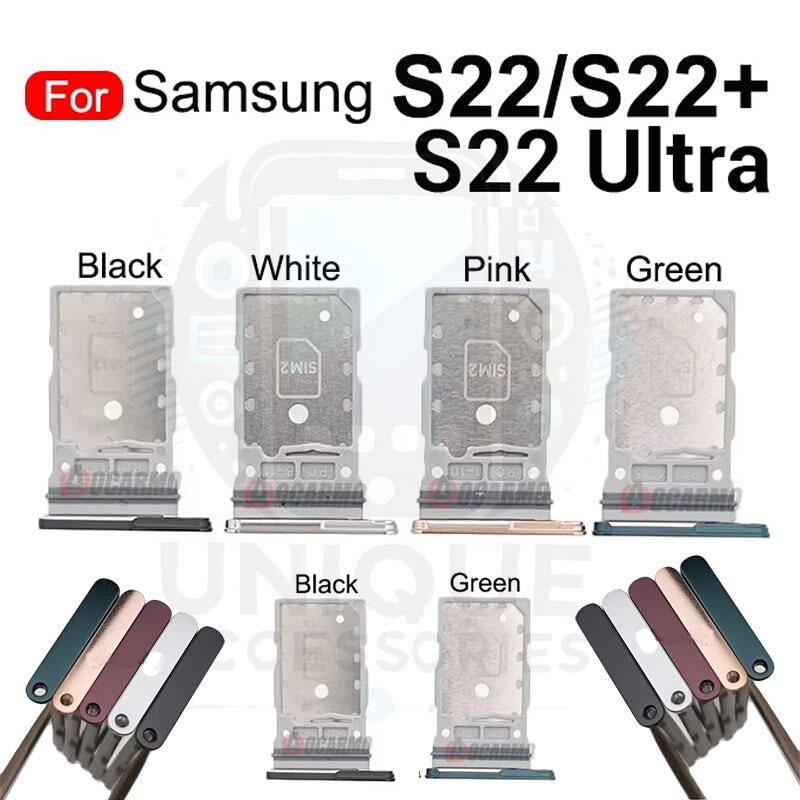 Samsung Galaxy S22 S22 Plus S22 Ultra Sim Tray Micro SD Card Slot with Sim Ejector Pin Replacement Parts Sim Trays & Ejector Pins Price in Bangladesh - Mobile.com.bd