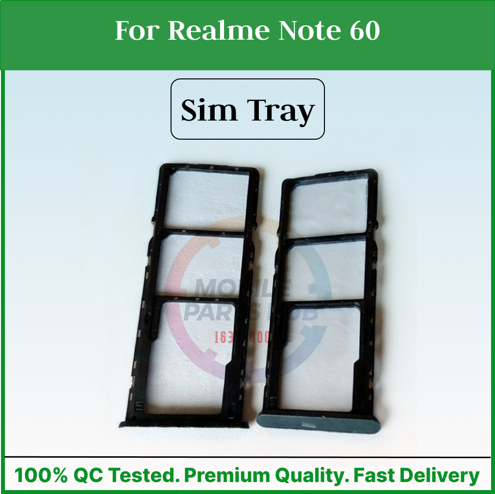For Realme Note 60 Sim Tray Micro SD Card Slot with Sim Ejector Pin Replacement Part Mobile Parts & Accessories Price in Bangladesh - Mobile.com.bd