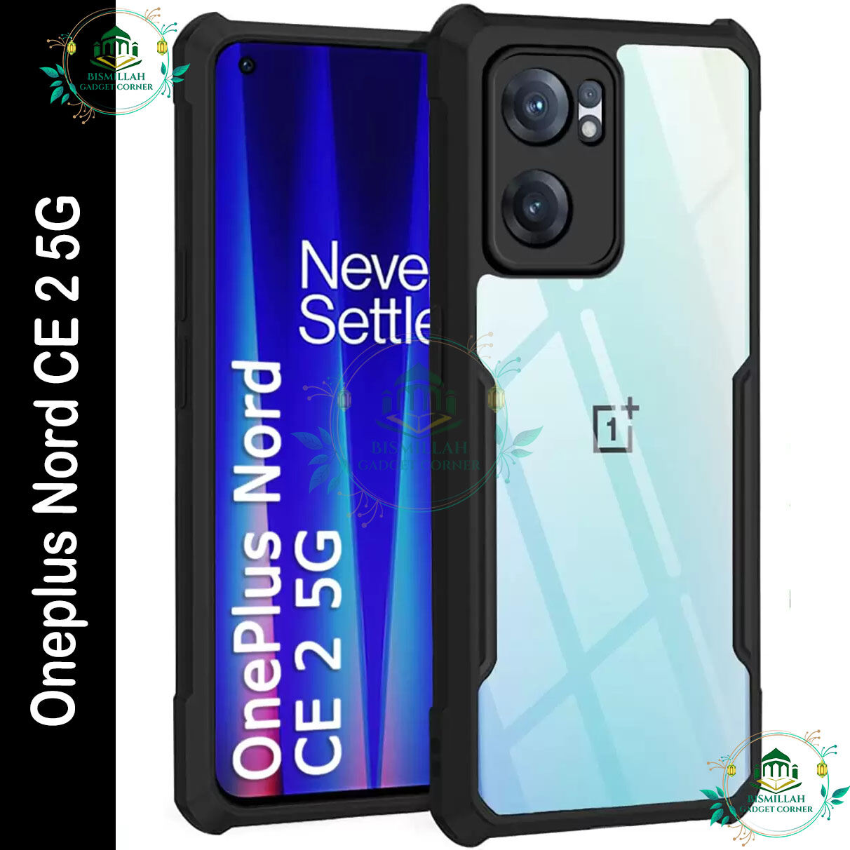 Xundd Back Cover for Oneplus Nord CE 2 5G / 1+ Nord CE2 5G Transparent Hybrid Hard PC Back Bumper
