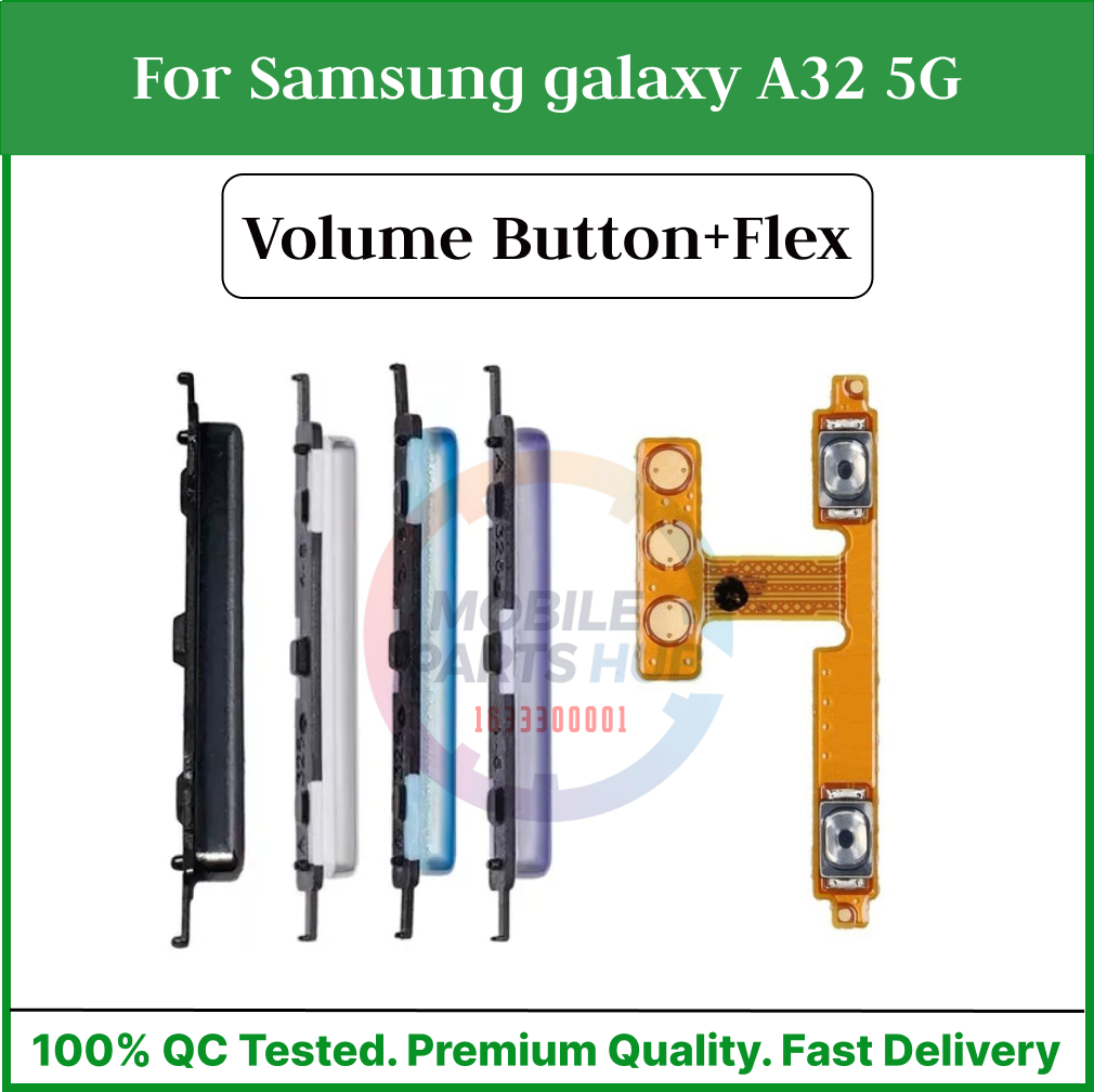 Samsung galaxy A32 5G Compatible With External Side Buttons Power On Off switch + Volume Control Button Outside Side Keys And Power Flex Cable switch Replacement Parts Flex Cables Price in Bangladesh - Mobile.com.bd
