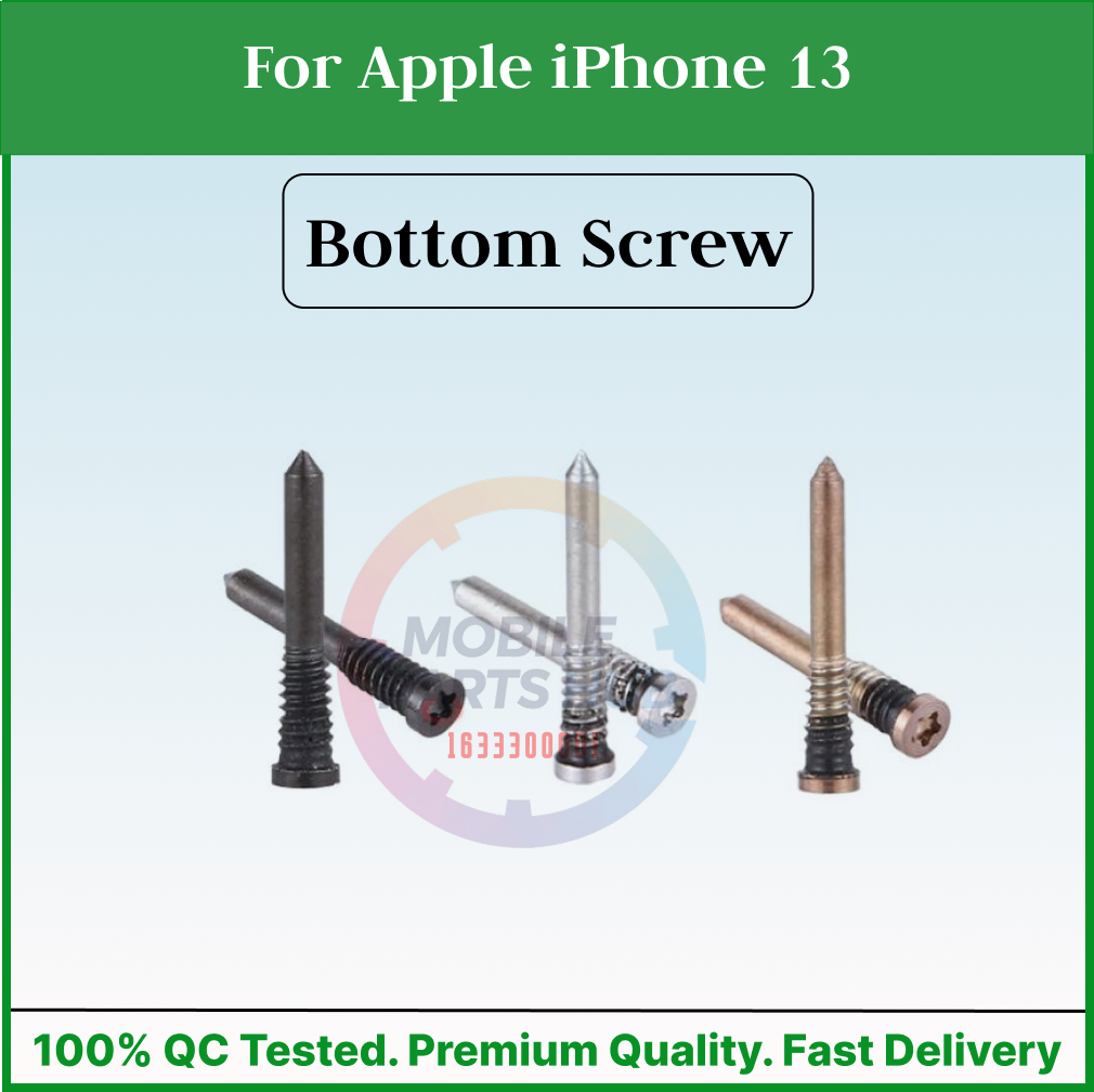 For Apple iPhone 13 New Bottom Screw Pentalobe Dock Connector Screw Replacemnt Parts Mobile Parts & Accessories Price in Bangladesh - Mobile.com.bd
