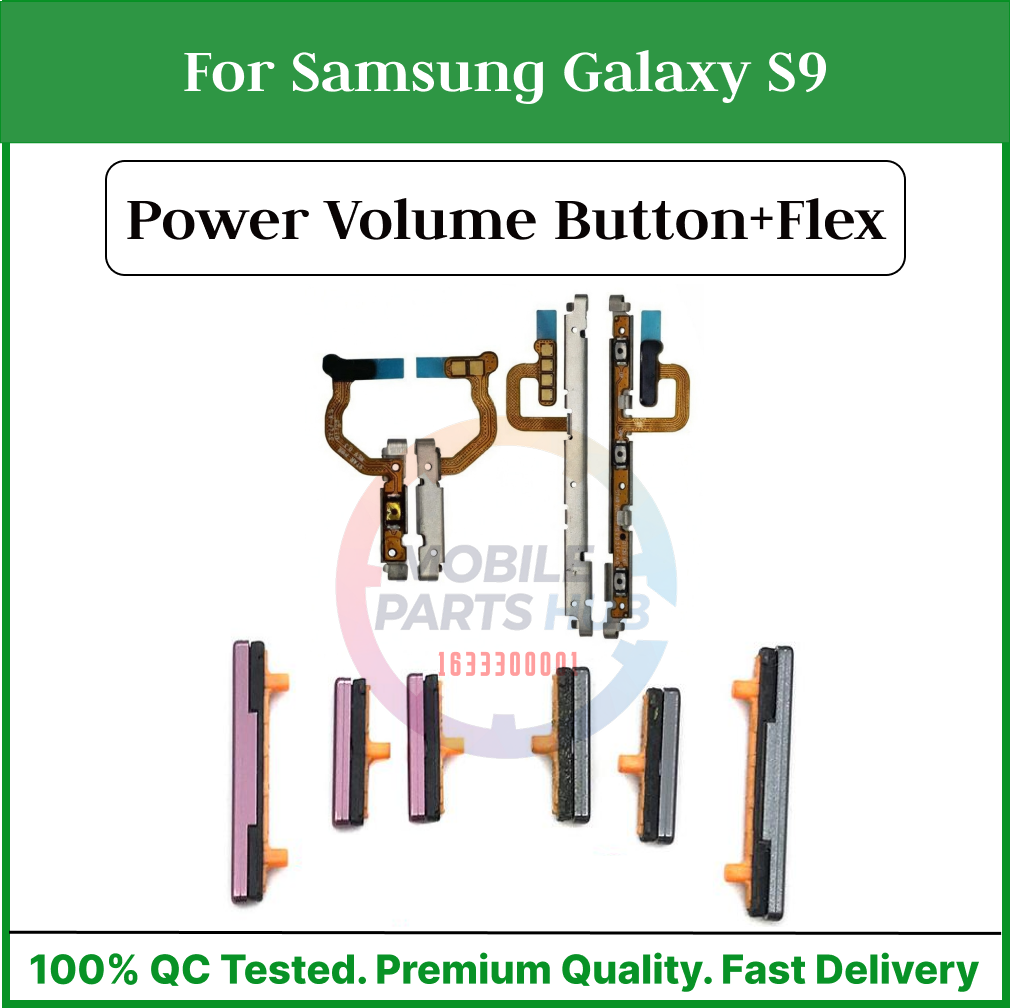 Samsung galaxy S9 Power on / off Switch Button Side Volume Up Down Buttons +Flex Cable Replacement Parts Mobile Parts & Accessories Price in Bangladesh - Mobile.com.bd