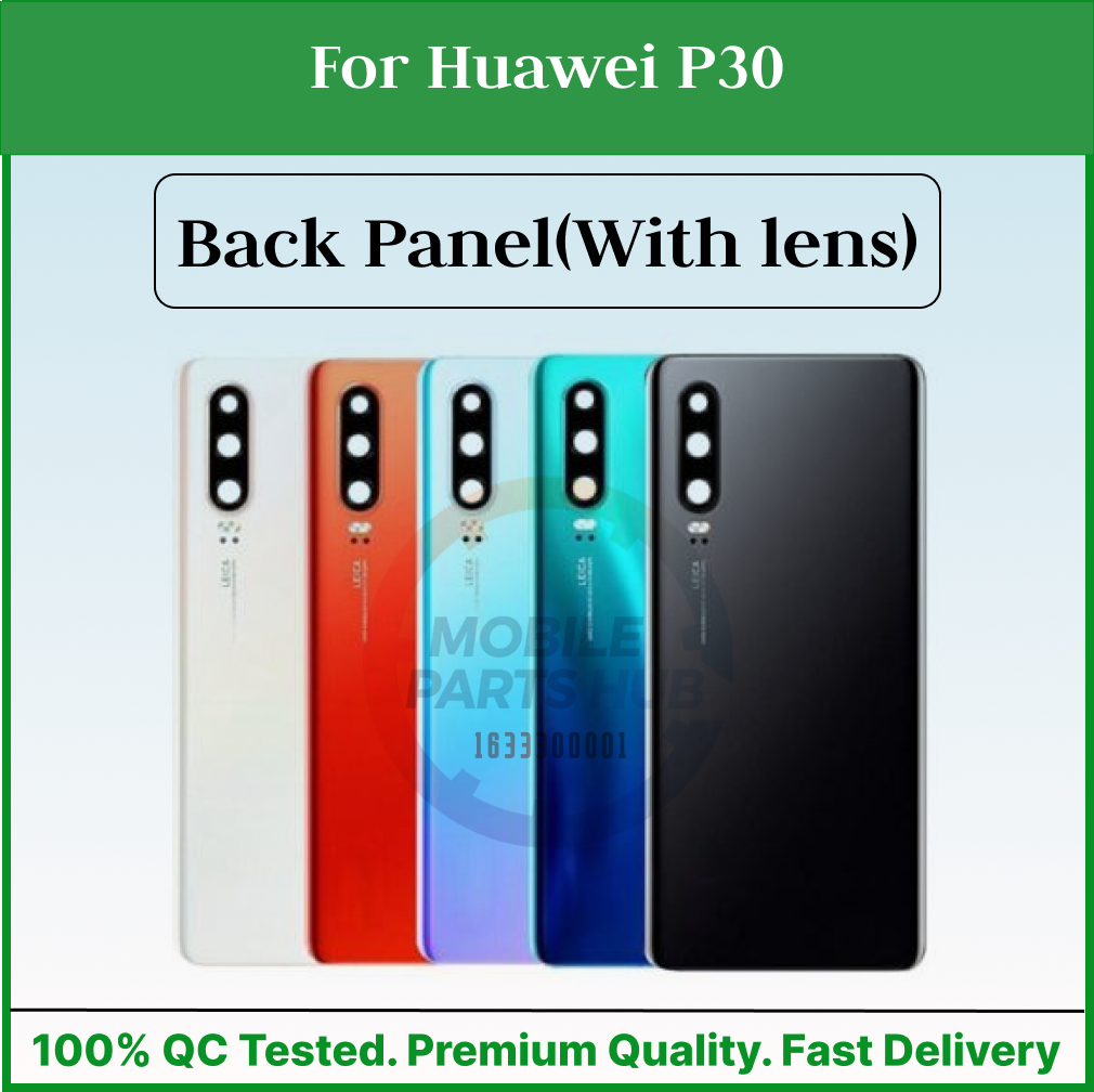 For Huawei P30 Back Panel/Backshell/ Casing + Camera lens With Logo-All Colors Available Mobile Parts & Accessories Price in Bangladesh - Mobile.com.bd