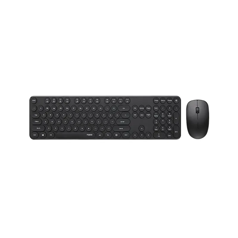 Rapoo X260S Wireless Optical Keyboard & Mouse Combo - Black
