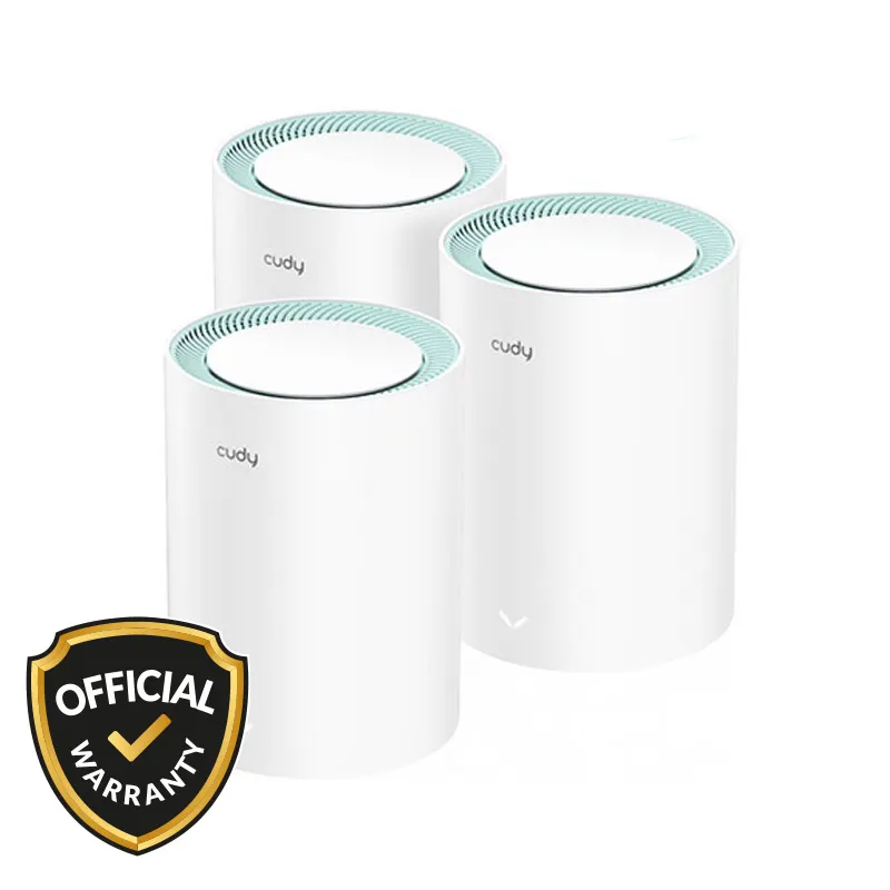 Cudy M1300 AC1200 Dual Band Whole Home Wi-Fi Mesh Router (3 Pack)