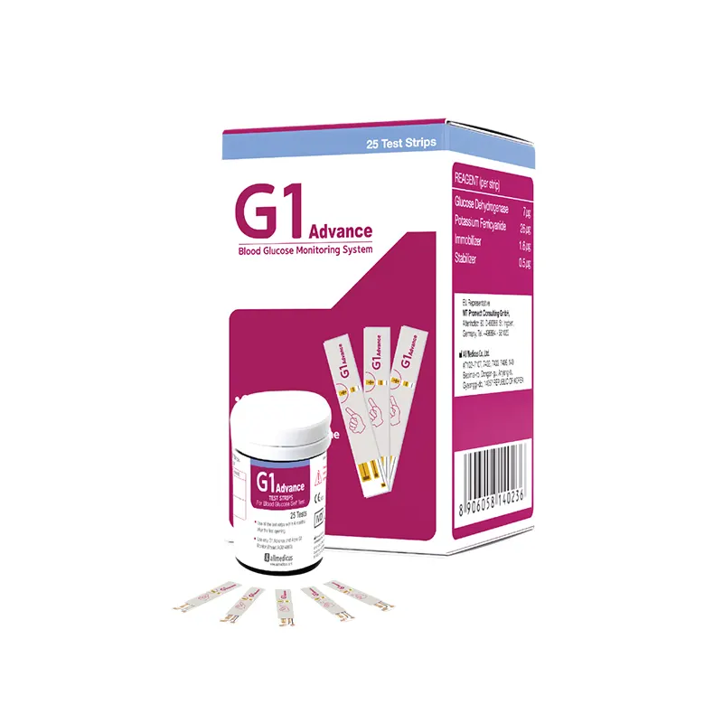 G1 Advance Blood Glucose Strip (25Pcs)