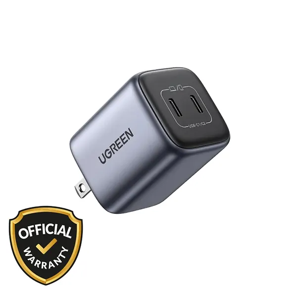 UGREEN (CD294) Nexode Dual Type-C 45W GaN Charging Adapter (US)
