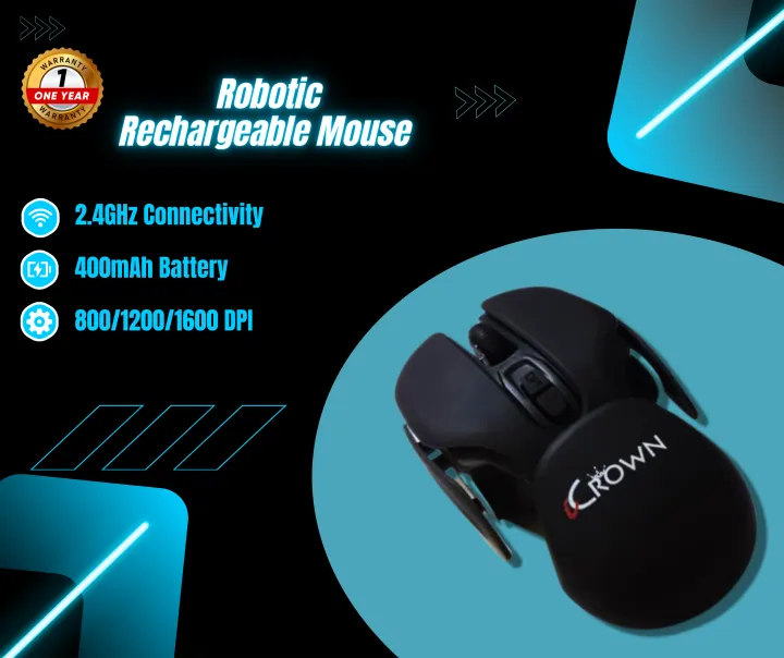 i-Crown Robotics Wireless Rechargeable Mouse Action Camera Price in Bangladesh - Mobile.com.bd