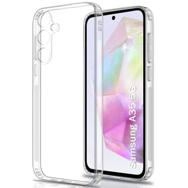 Samsung Galaxy A35 5g Slim Fit, Flexible sillicone Black TPU Case, Protective Phone Cover Carbon Fiber Samsung Galaxy A35 Back Cover Tpu Transparent Longlasting Back Case With Camera Bump Protection Samsung A35 5g