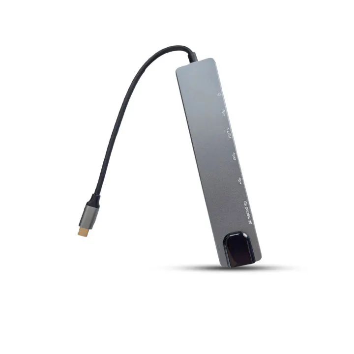 Type-C to LAN, TF/SD, USB3, HDMI Convertor Price in Bangladesh - Mobile.com.bd