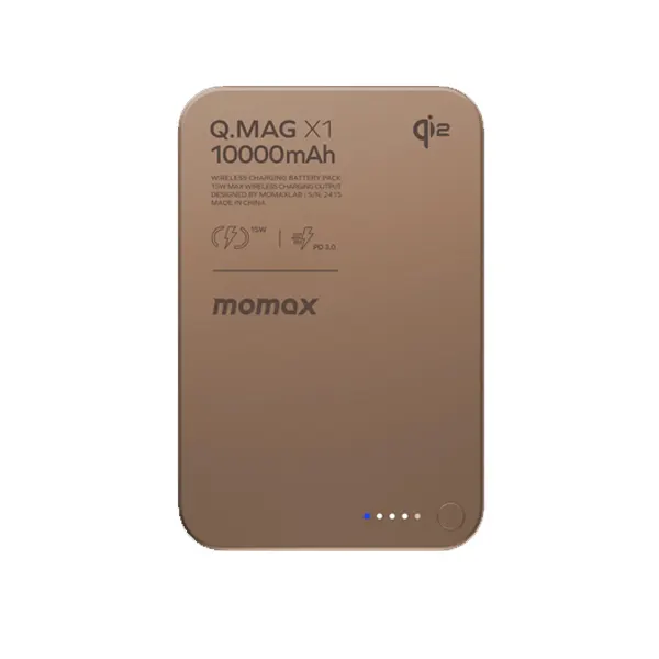 Momax Q.Mag X1 Qi2 10000mAh Magnetic Wireless Power Bank-Gen 2