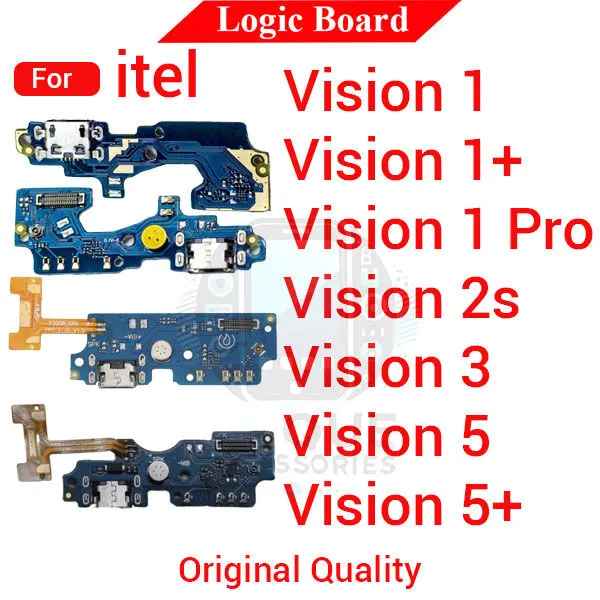 Charging Logic Board For itel Vision 1 1 Plus 1 Pro 2s 3 5 5 Plus Charging Port USB Plug PCB Dock Connector Spare parts Replacement Parts Price in Bangladesh - Mobile.com.bd