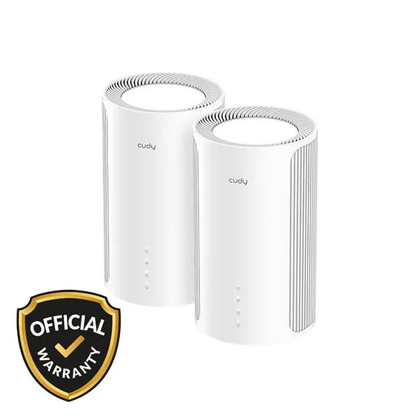 Cudy M11000 BE11000 2-Pack Tri-Band Wi-Fi 7 Mesh Router