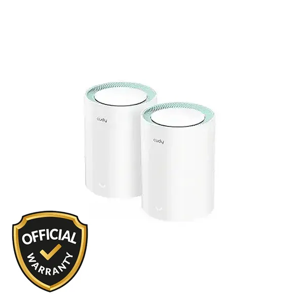 Cudy M1500 2-Pack AX1500 Dual Band Wi-Fi 6 Mesh System Router