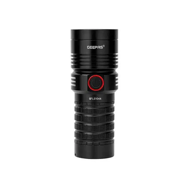 Geepas GFL51044 Rechargeable LED Flashlight with Power Bank Lights Price in Bangladesh - Mobile.com.bd