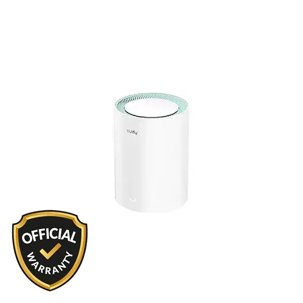 Cudy M1500 1-Pack AX1500 Dual Band Wi-Fi 6 Mesh System Router