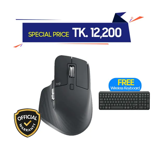 Logitech MX MASTER 3S High-performance Wireless Mouse - Graphite