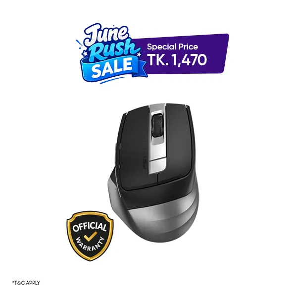 A4tech FB35CS Fstyler Silent Click Multimode Rechargeable Wireless Mouse