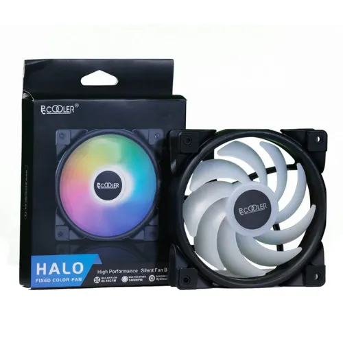 PCCooler Halo 120mm High-Performance HRGB Silent Fan for Desktop Casing Cooling - Price in Bangladesh